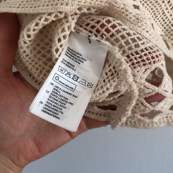 Cotton crochet blouse H&M (S) - Picture 6 of 6